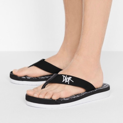 Dior 2020 Mens Slipper - 디올 2020 남성용 슬리퍼 DIOS0203,Size (245 - 270).블랙