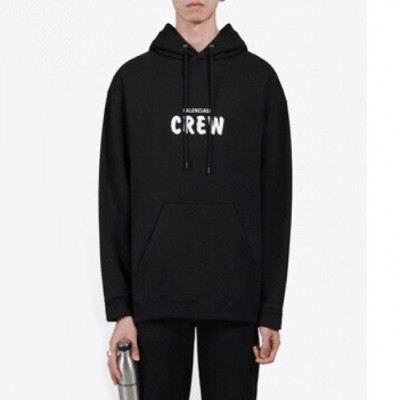 [발렌시아가]Balenciaga 2020 Mm/Wm Logo Cotton Oversize Hoodie - 발렌시아가 2020 남/녀 로고 코튼 오버사이즈 후디 Bal0750x.Size(xs - l).블랙