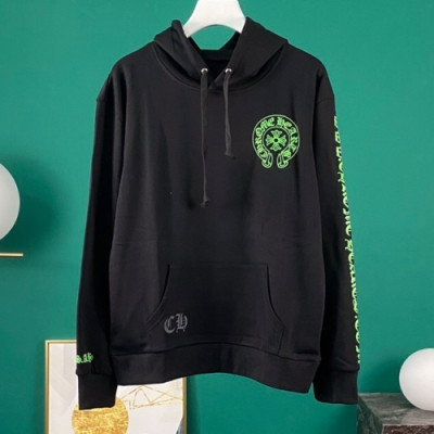 [크롬하츠]Chrom Hearts 2020 Mens Logo Cotton Hoodie - 크롬하츠 2020 남성 로고 코튼 후디 Chr0291x.Size(s - xl).블랙