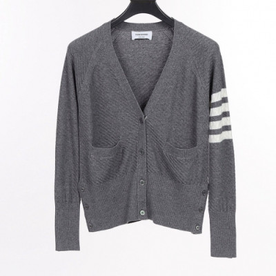 Thom Browne 2020 Womens Strap V-neck Cardigan - 톰브라운 2020 여성 스트랩 브이넥 가디건 Thom0964x.Size(Free).그레이