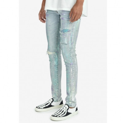 [아미리]Amiri 2020 Mens Trendy Denim Pants - 아미리 2020 남성 트렌디 데님 팬츠 Ami0111x.Size(28 - 38).블루