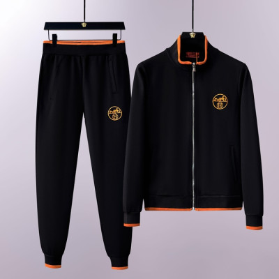 [에르메스]Hermes 2024 Mens Cotton Training Clothes&Pants - 에르메스 2024 남성 코튼 트레이닝복&팬츠 Her0517x.Size(m - 4xl).블랙