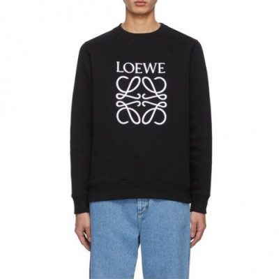 [로에베]Loewe 2020 Mm/Wm Logo Casual Cotton Tshirts - 로에베 2020 남/녀 로고 코튼 맨투맨 Loe0291x.Size(s - 2xl).블랙