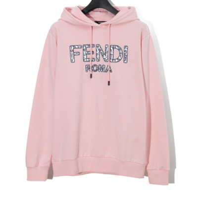 Fendi 2020 Mens Logo Casual Cotton Hoodie - 펜디 2020 남성 로고 캐쥬얼 코튼 후디 Fen0811x.Size(xs - l).핑크