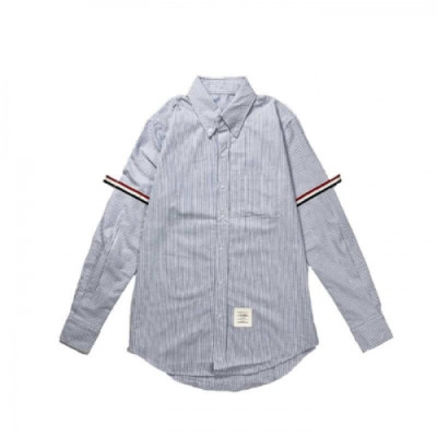 [톰브라운]Thom Browne 2020 Mens Strap Cotton Tshirts - 톰브라운 2020 남성 스트랩 코튼 셔츠 Thom0983x.Size(m - 2xl).블루