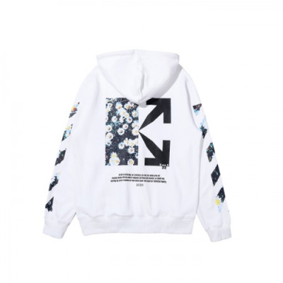 [오프화이트]Off-white 2020 Mens Logo Cotton Hoodie - 오프화이트 2020 남성 로고 코튼 후드티 Off0555x.Size(xs - l).화이트