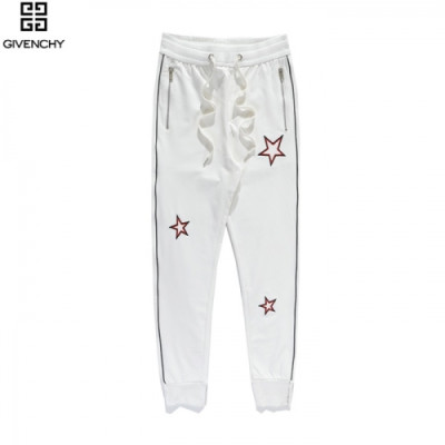 Givenchy Mens Casual Cotton Training Pants - 지방시 남성 트레이닝 팬츠 Giv467x.Size(m - 2xl).화이트