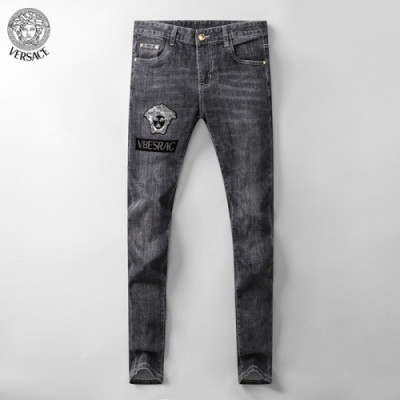 [베르사체]Versace 2020 Mens Casual Denim Jeans - 베르사체 2020 남성 캐쥬얼 데님 청바지 Ver0685x.Size(29 - 38).블랙