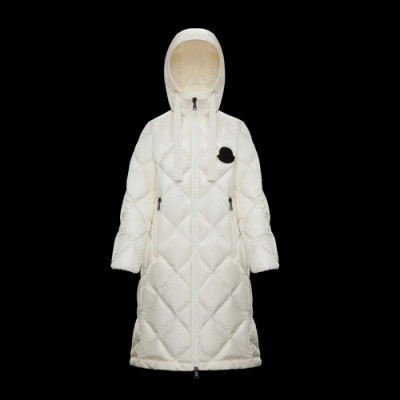 [몽클레어]Moncler 2020 Womens Patch Logo Modern Down Padding - 몽클레어 2020 여성 패치 로고 모던 다운 패딩 Moc01866x.Size(s - xl).화이트