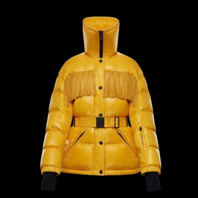 [몽클레어]Moncler 2020 Womens Patch Logo Modern Down Padding - 몽클레어 2020 여성 패치 로고 모던 다운 패딩 Moc01872x.Size(s - xl).옐로우