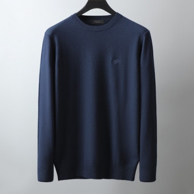 [프라다]Prada 2020 Mens Crew-neck Wool Sweaters - 프라다 2020 남성 크루넥 울 스웨터 Pra01154x.Size(m - 2xl).네이비