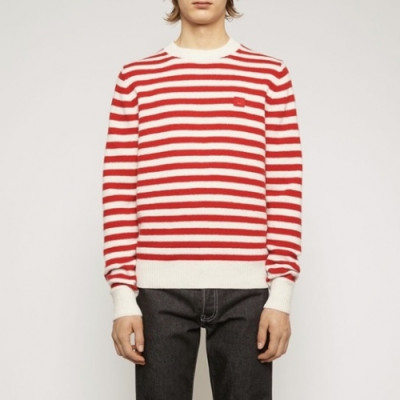 [아크네]Acne 2020 Womens Patch Point Wool Sweater - 아크네 2020 여성 패치 포인트 울 스웨터 Acn0107x.Size(s - xl).레드