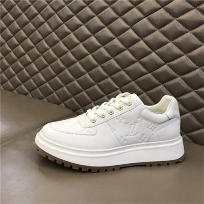 Louis Vuitton 2020 Men's Leather Sneakers - 루이비통 2020 남성용 레더 스니커즈 , LOUS1360, Size(240-275), 화이트