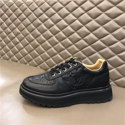 Louis Vuitton 2020 Men's Leather Sneakers - 루이비통 2020 남성용 레더 스니커즈 , LOUS1363, Size(240-275), 블랙