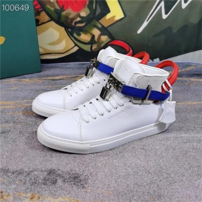 Buscemi 2020 Men's Leather Sneakers - 부세미 2020 남성용 레더 스니커즈 , BUSS0026, Size(240-275), 화이트