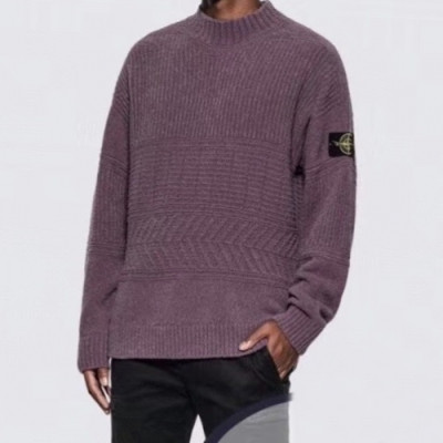 [매장판]Stone Island 2020 Mens Casual Crew-neck Sweaters - 스톤아일랜드 2020 남성 캐쥬얼 크루넥 스웨터 Sto0280x.Size(m - 2xl).핑크