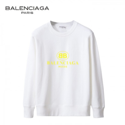 [발렌시아가]Balenciaga 2020 Mens Logo Crew-neck Cotton Tshirts - 발렌시아가 2020 남성 로고 크루넥 코튼 맨투맨 Bal0808x.Size(s - 2xl).화이트