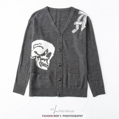 [알렉산도 맥퀸]Alexander McQueen 2020 Mens Casual Cardigan - 알렉산더 맥퀸 2020  남성 캐쥬얼 가디건 Ale0092x.Size(m - 3xl).그레이