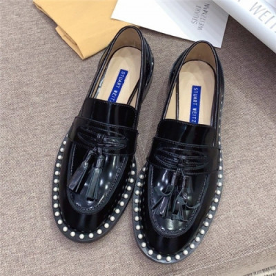 Stuart Weitzman 2020 Women's Leather Loafer - 슈트어트 와이츠먼 2020 여성용 레더 로퍼 STUS0051,Size(225-255),블랙