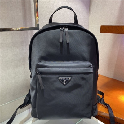 [프라다] Prada 2020 Men's Nylon Back Pack 29cm - 프라다 2020 남성용 네일론 백팩, 29cm,PRAB0154,블랙