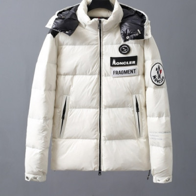 [몽클레어]Moncler 2020 Mens Patch Logo Modern Duck Down Padding - 몽클레어 2020 남성 패치 로고 모던 덕다운 패딩 Moc01921x.Size(m - 3xl).아이보리