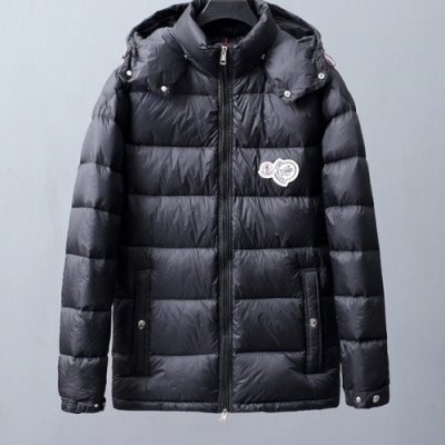 [몽클레어]Moncler 2020 Mens Patch Logo Modern Duck Down Padding - 몽클레어 2020 남성 패치 로고 모던 덕다운 패딩 Moc01922x.Size(m - 3xl).블랙