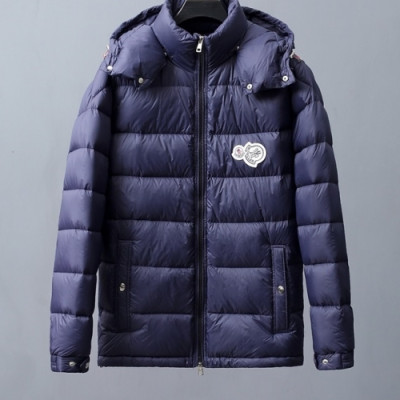 [몽클레어]Moncler 2020 Mens Patch Logo Modern Duck Down Padding - 몽클레어 2020 남성 패치 로고 모던 덕다운 패딩 Moc01923x.Size(m - 3xl).블루