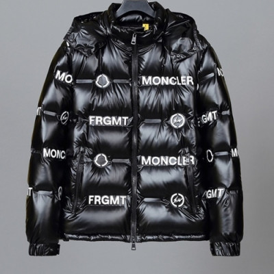 [몽클레어]Moncler 2020 Mens Patch Logo Modern Duck Down Padding - 몽클레어 2020 남성 패치 로고 모던 덕다운 패딩 Moc01928x.Size(m - 3xl).블랙