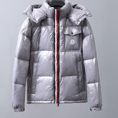 [몽클레어]Moncler 2020 Mens Patch Logo Modern Duck Down Padding - 몽클레어 2020 남성 패치 로고 모던 덕다운 패딩 Moc01930x.Size(m - 3xl).그레이