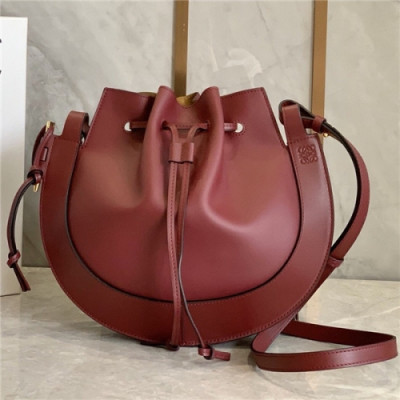 [로에베] Loevve 2020 Women's Frame Shoulder Bag, 27cm - 로에비 2020 여성용 프레임 숄더백, 27cm,  LOEB0478, 와인