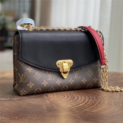 [루이비통] Louis Vuitton Custom 2020 Women's  Leather Shoulder Bag, 26cm - 루이비통 커스텀급 2020 여서용 레더 숄더백, 26cm, LOUB2264,브라운