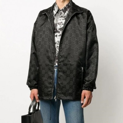 [구찌]Gucci 2020 Mens Logo Casual Jackets - 구찌 2020 남성 로고 캐쥬얼 양면 자켓 Guc03156x.Size(xs - m).블랙