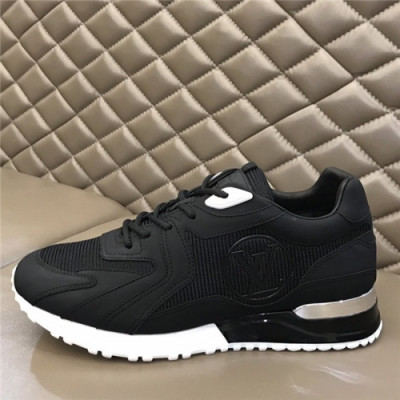 Louis Vuitton 2020 Men's Leather Sneakers - 루이비통 2020 남성용 레더 스니커즈,Size(240-275),LOUS1425,블랙