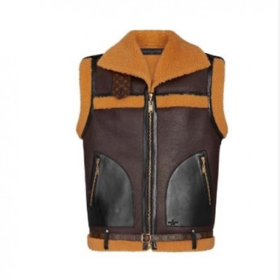 [루이비통]Louis vuitton 2020 Mens Casual Leather Vest - 루이비통 2020 남성 캐쥬얼 가죽 베스트 Lou02370x.Size(m - 3xl).브라운