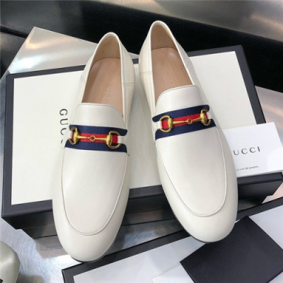 Gucci 2020 Women's Leather Loafer - 구찌 2020 여성용 레더 로퍼,Size(225-255),GUCS1222,화이트