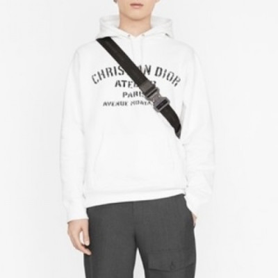 [디올]Dior 2020 Mm/Wm  Logo Casual Cotton Hoodie - 디올 2020 남/녀 로고 캐쥬얼 코튼 후디 Dio0909x.Size(xs - l).화이트