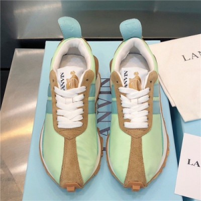 Lanvin 2020 Women's Nylon Sneakers - 랑방 2020 여서용 나일론 스니커즈, Size(225-255), LANVS0018, 라이트그린