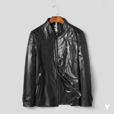 [알마니]Armani 2020 Mens Classic Leather Jackets - 알마니 2020 남성 클래식 캐쥬얼 가죽 자켓 Arm0805x.Size(m - 3xl).블랙