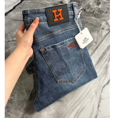 [에르메스]Hermes 2025 Mens Business Cotton Pants - 에르메스 2025 남성 비지니스 코튼 팬츠 Her0547x.Size(29- 38).블루