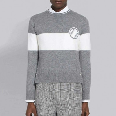 [톰브라운]Thom Browne 2020 Mens Strap Crew-neck Wool Sweaters - 톰브라운 2020 남성 스트랩 크루넥 울 스웨터 Thom01092x.Size(s - xl).그레이