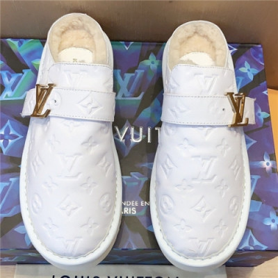 Louis Vuitton 2020 Men's Wool Slipper - 루이비통 2020 남성용 울 슬리퍼,Size(240-275),LOUS1491,화이트