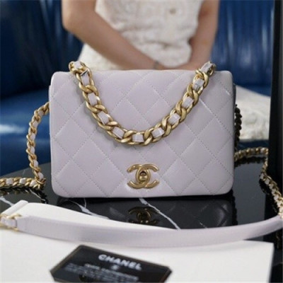 Chanel 2020 Women's Leather Tote Shoulder Bag,20cm - 샤넬 2020 여서용 레더 토트 숄더백,20cm,CHAB1581,화이트