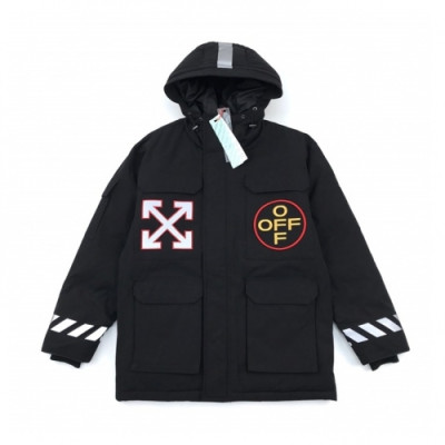 [오프화이트]Off-white 2020 Mens Logo Casual Duck Down Jackets - 오프화이트 2020 남성 로고 캐쥬얼 덕다운 자켓 Off0606x.Size(m - 3xl).블랙