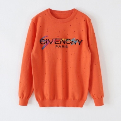 [지방시]Givenchy 2020 Mens Logo Casual Sweaters - 지방시 2020 남성 로고 캐쥬얼 스웨터 Giv0491x.Size(m - 2xl).오렌지