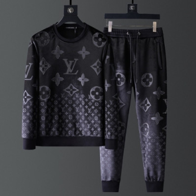 [루이비통]Louis vuitton 2020 Mens Casual Logo Training Clothes&Pants - 루이비통 2020 남성 캐쥬얼 로고 트레이닝복&팬츠 Lou02419x.Size(m - 3xl).블랙