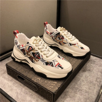 Burberry 2020 Men's Leather Sneakers - 버버리 2020 님성용 레더 스니커즈,Size(240-275),BURS0139,화이트