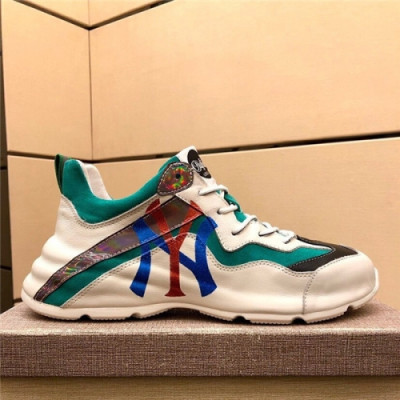 Gucci 2020 Men's Leather Sneakers - 구찌 2020 남성용 레더 스니커즈,Size(240-275),GUCS1297,화이트