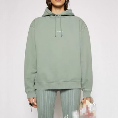 Acne 2019 Mm/Wm Logo Cotton Oversize HoodT - 아크네 2019 남자 로고 코튼 오버사이즈 후드티 Acn0113x.Size(s - l).민트