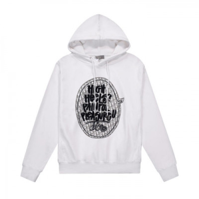 [디올]Dior 2020 Mm/Wm  Logo Casual Cotton Hoodie - 디올 2020 남/녀 로고 캐쥬얼 코튼 후디 Dio0980x.Size(xs - l).화이트