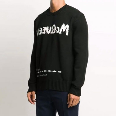 Alexander McQueen Mens Crew -neck Sweaters - 알렉산더 맥퀸 남성 크루넥 스웨터 Qeen96x